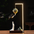 LED Backflow Incense Waterfall Burner - Hanging Design