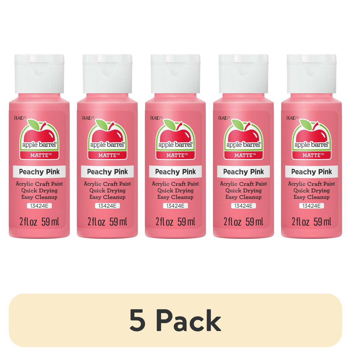 Apple Barrel Acrylic Craft Paint, Matte Finish, 2 fl oz