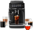 PHILIPS 3200 Series Fully Automatic Espresso Machine With LatteGo And Iced Coffee, Black - EP3241/74