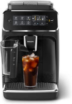 PHILIPS 3200 Series Fully Automatic Espresso Machine With LatteGo And Iced Coffee, Black - EP3241/74