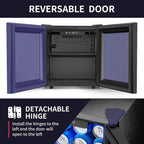 Icyglee Beverage Refrigerator 3.2 Cubic Feet 126 Can Silver - BR-110-IG-02X