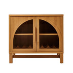 Better Homes & Gardens Juliet Arch Door Kitchen Cabinet, Rich Black, 36 W x 20 D x 32 H - BHS336249972035 / BHS536249972003