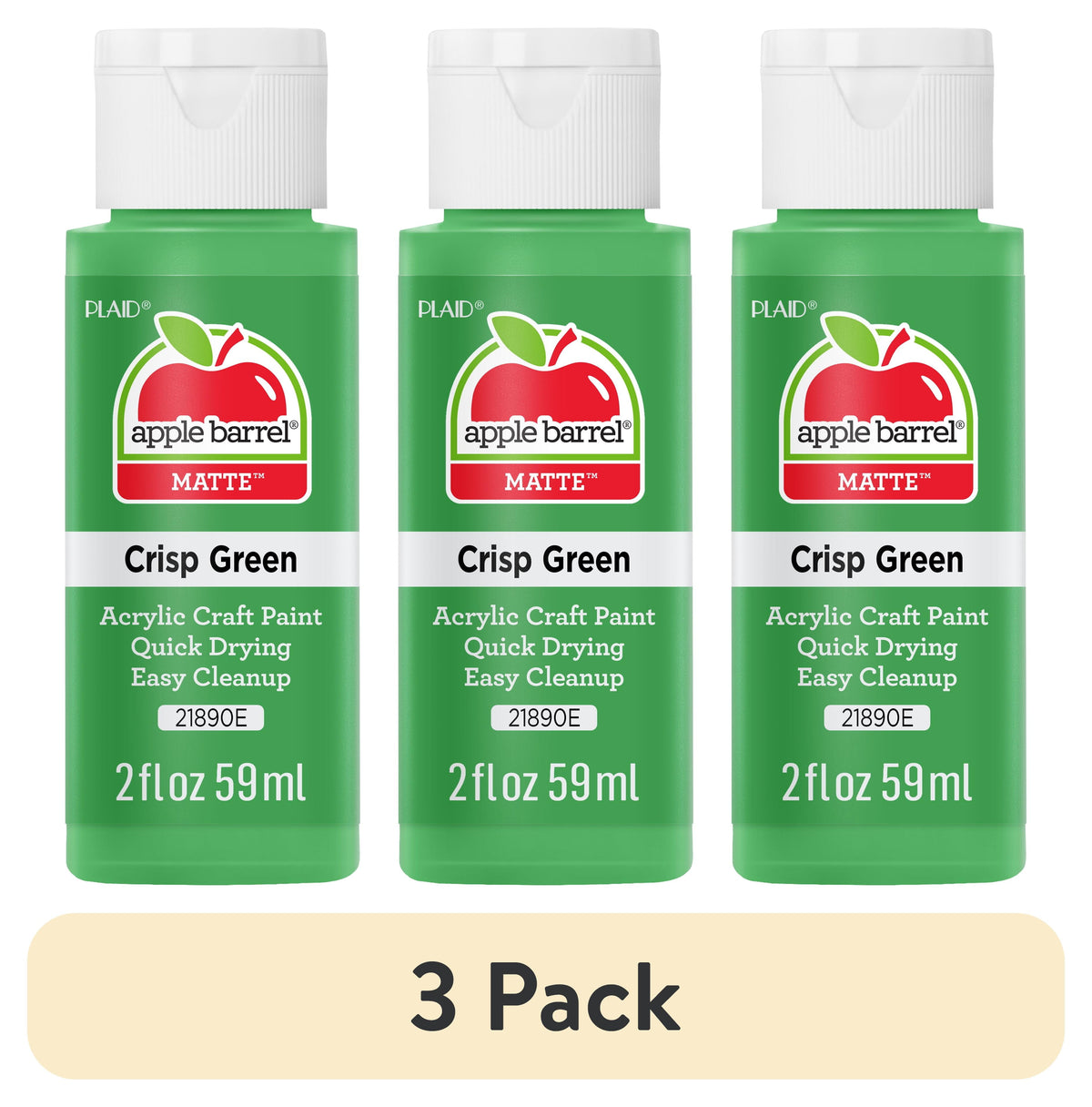 Apple Barrel Acrylic Craft Paint, Matte Finish, 2 fl oz
