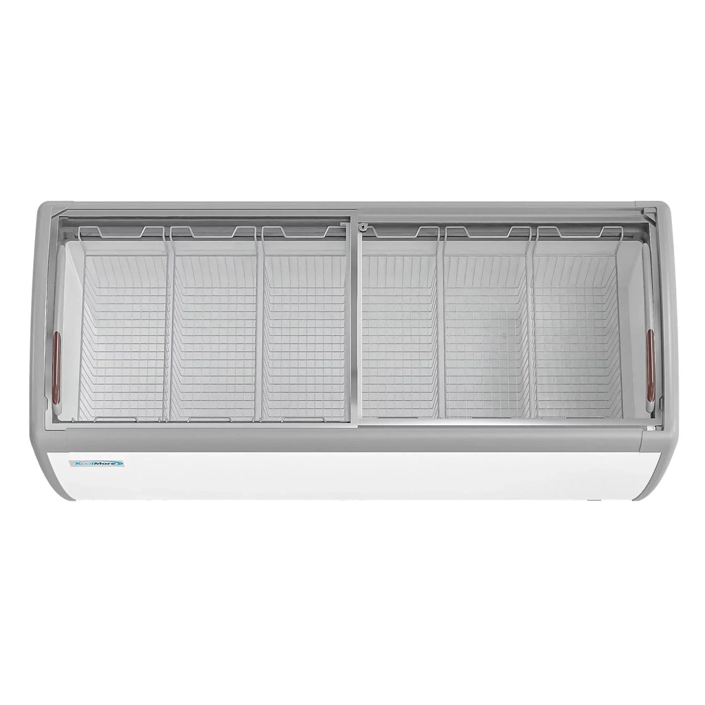 KoolMore Commercial Ice Cream Display Freezer, 71 in., 20 cu. ft.