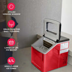 Frigidaire Countertop Clear Square Ice Maker, 40 lbs. Per Day - Stainless Steel