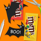 M&M's Full Size Halloween Chocolate Candy Bars, 30.58 oz, 18 Ct Box