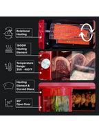 Brazilian Flame Churrasco Propane Gas Rotisserie Oven Grill Roaster With Auto Rotating Skewers - 2024 Series