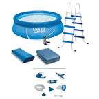 INTEX Easy Set Inflatable Round Pool, 15 ft x 48 in - Filter Pump And Accessories