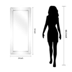 Rectangular Clear Beveled Wall Mirror - 3 Sizes
