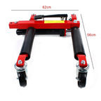 Hydraulic Positioning Car Wheel Dolly Jack Lift, 1500lb, A3 Steel And PVC
