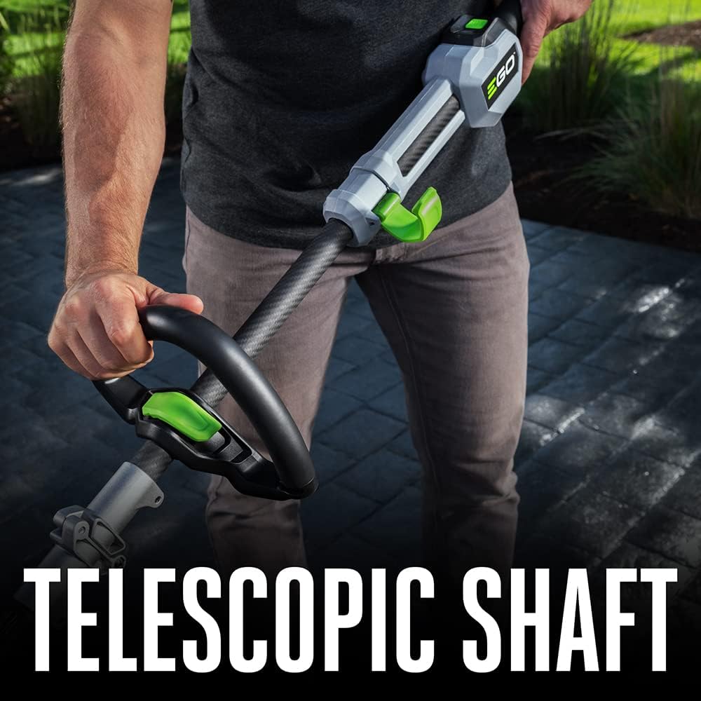 EGO Power+ 56-Volt 16-Inch Cordless String Trimmer With 4.0Ah And BA1400T 2.5Ah Batteries And 320W Charger - ST1623T