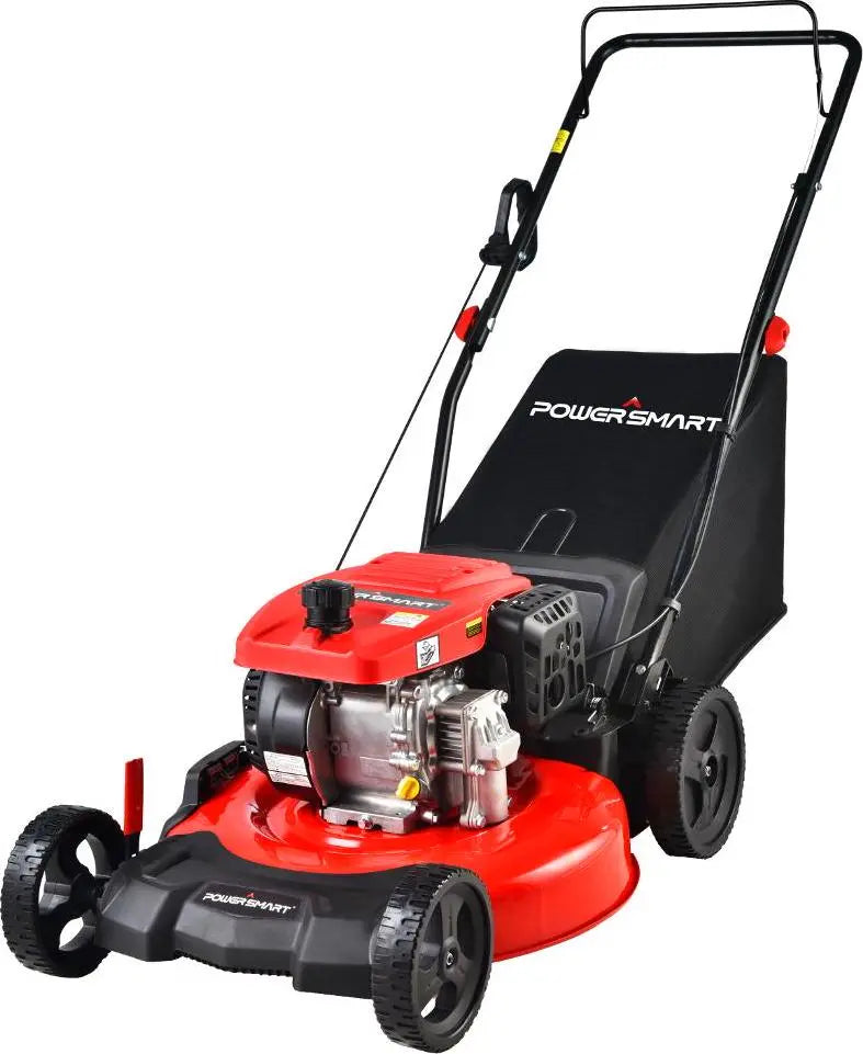 PowerSmart Gas Push Lawn Mower, 209cc, 21-inch, 3-in-1, 8-inch Rear Wheels - DB2194PH