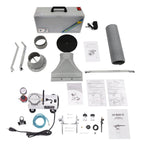 Airbrush Spray Booth Kit With LED Light, Filter Hose And Spray Guns For Model Painting