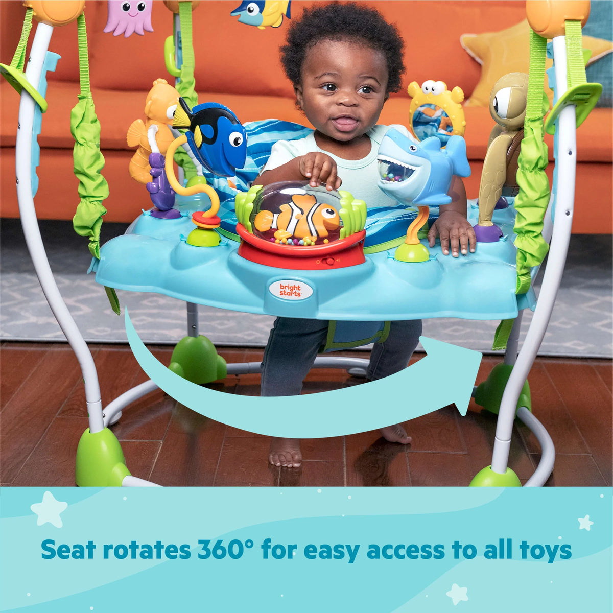 Disney Baby Finding Nemo Adjustable Activity Center Jumper - Bright Starts