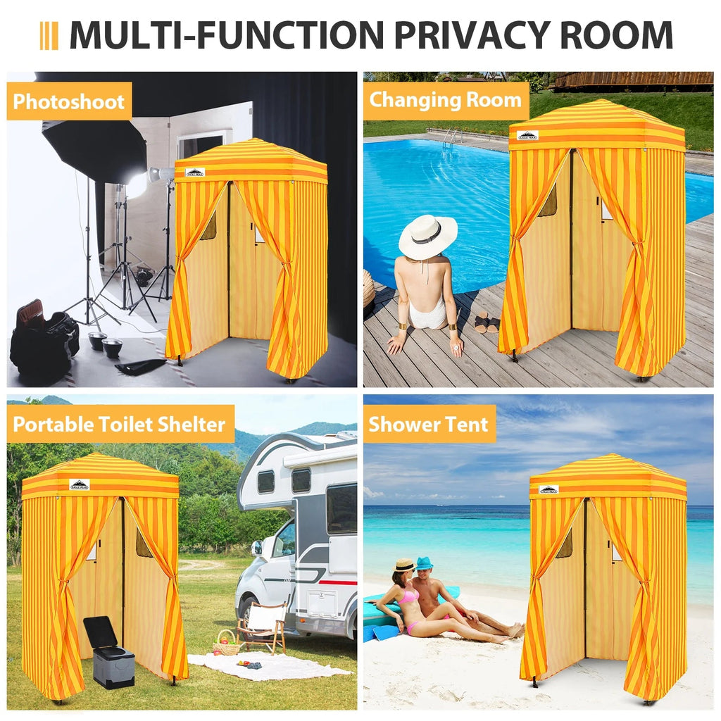 EAGLE PEAK Ultra Compact 4 ft x 4 ft Pop-Up Changing Room Canopy - Flex