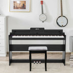 88-Key Full-Size Electric Piano Keyboard With Stand, 3 Pedals And MIDI Function