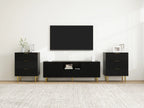 GeeHome TV Stand With Solid Iron Feet