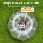 KFFKFF Inflatable Bumper Balls 4FT/1.2M 2-Pack, Transparent Dots - HCPPQ-005