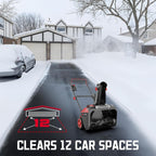PowerSmart 40V Cordless Snow Blower 21in Cleaning Width / 6in Cleaning Depth - LED Light