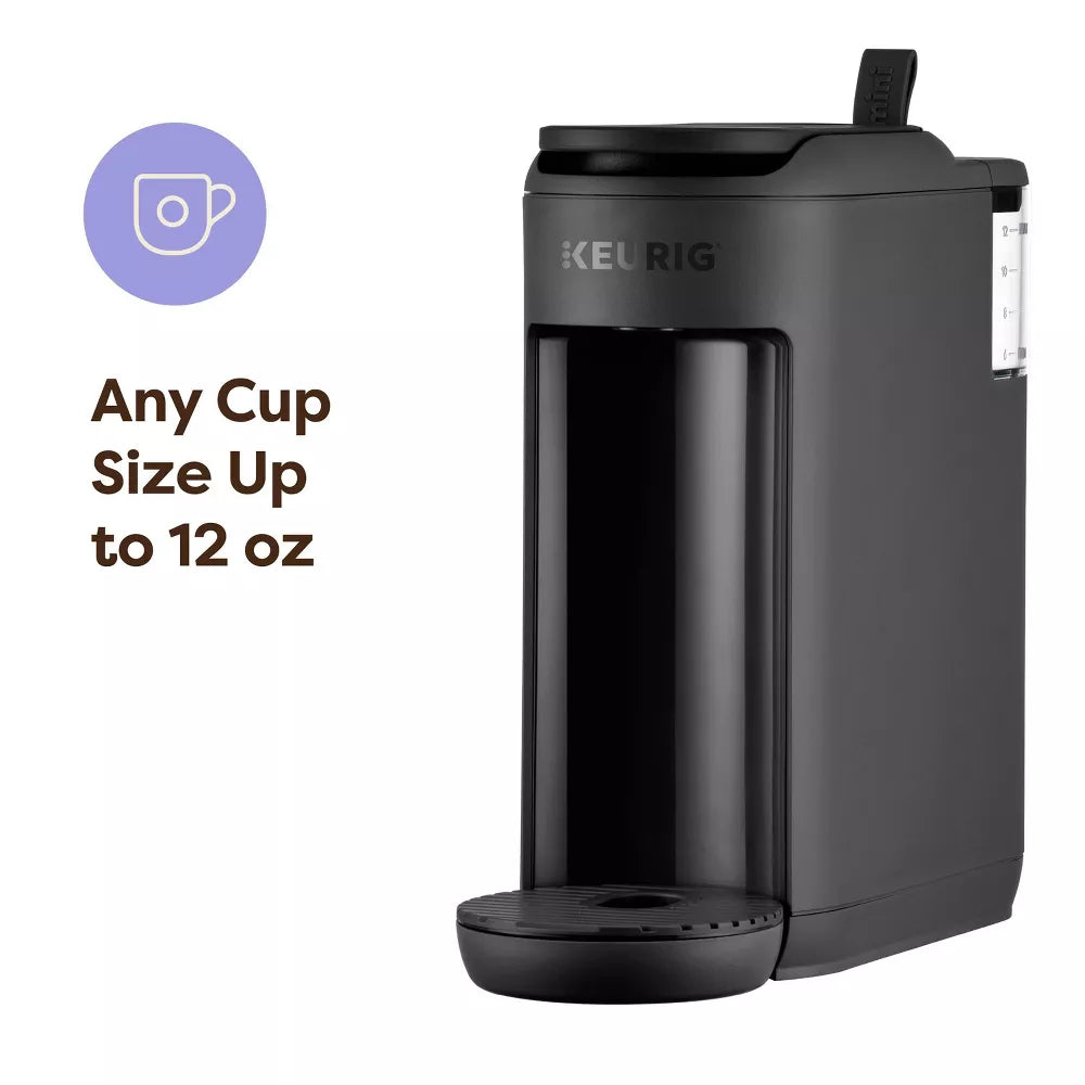 Keurig Single-Serve K-Cup Pod Coffee Maker, 4in Wide, 12 oz, Black - K-Mini Mate