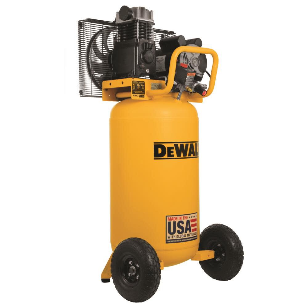 DEWALT 25 Gallon 200 PSI Portable Vertical Electric Air Compressor - DXCM251