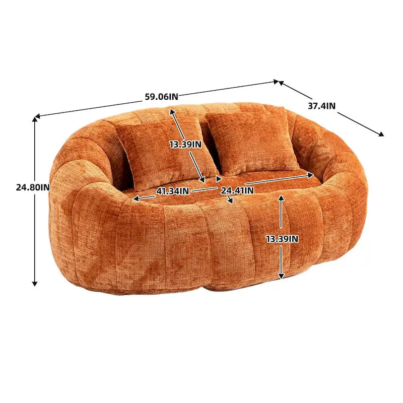 Adult Bean Bag Chair - 43 L x 35 W x 31 H