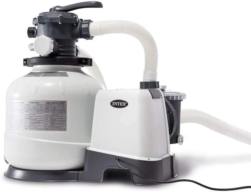 Intex Krystal Clear 16 Inch 3,000 GPH Above-Ground Pool Sand Filter Pump - 26651EG