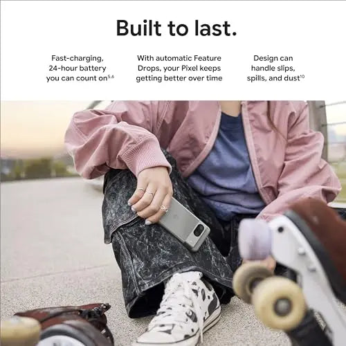 Google Pixel 8 Unlocked Android Smartphone, Obsidian, 128 GB