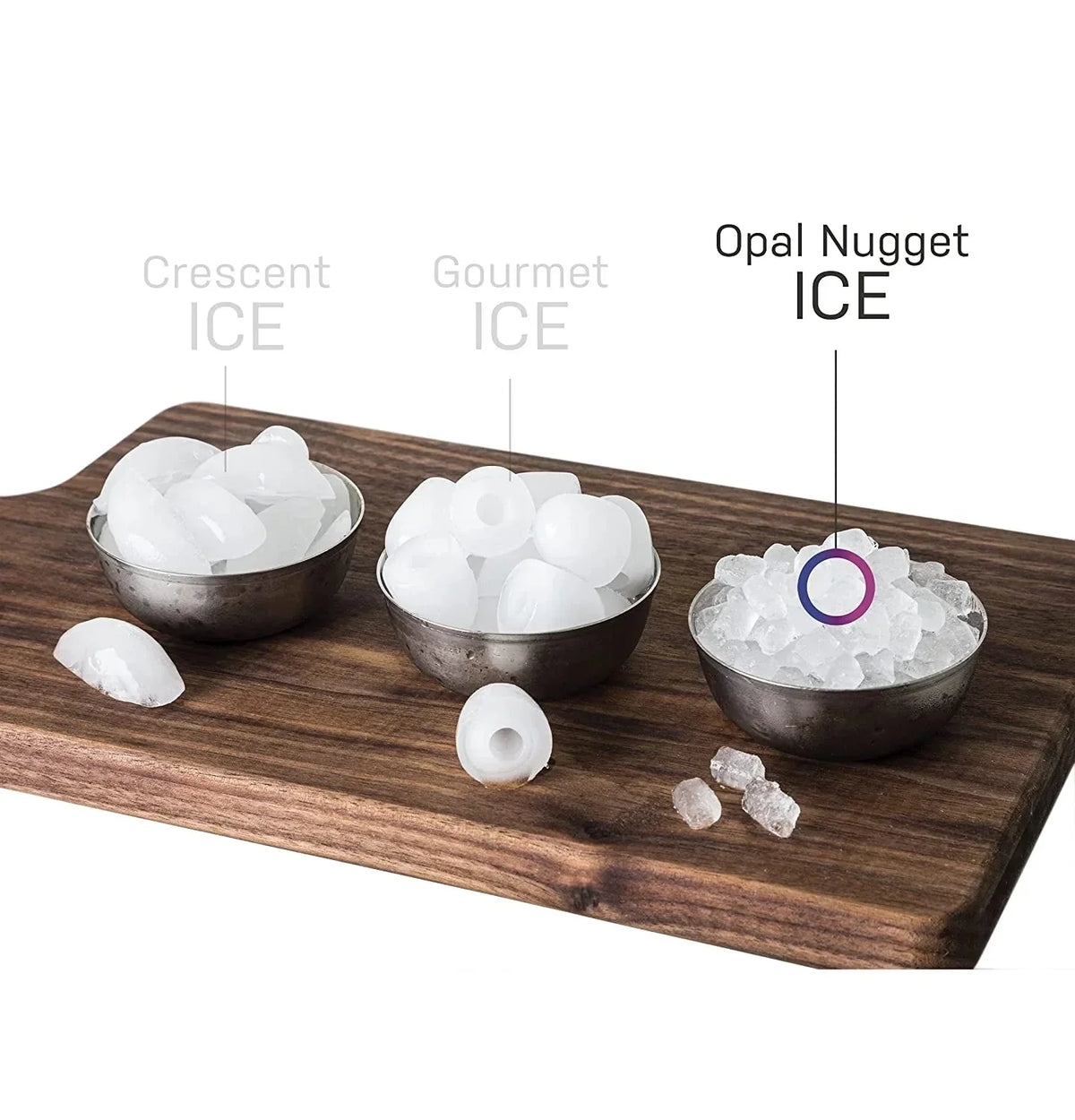 GE Profile Opal 2.0 Nugget Ice Maker, 24 Pounds Per Day, Black Stainless - XPIO23BCBT