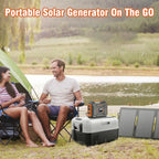 ZeroKor 300W Portable Power Station Bundle With 60W Solar Panel And 120W Power Bank