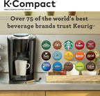 Keurig K-Compact Single-Serve K-Cup Pod Coffee Maker, Black, 36 oz - MAIN-85544