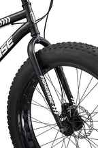 Mongoose Malus Adult Fat Tire Mountain Bike, 26-Inch Wheels, 4-Inch Tires, 7-Speed - R5714C