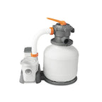 Bestway Flowclear Above-Ground Pool Sand Filter Pump, 2000 Gallon, Gray