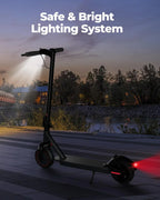 Electric Scooter 350W/500W Motor, 8.5/10 Solid Tires, 19/22 Mph, 28/21/12 Miles Range