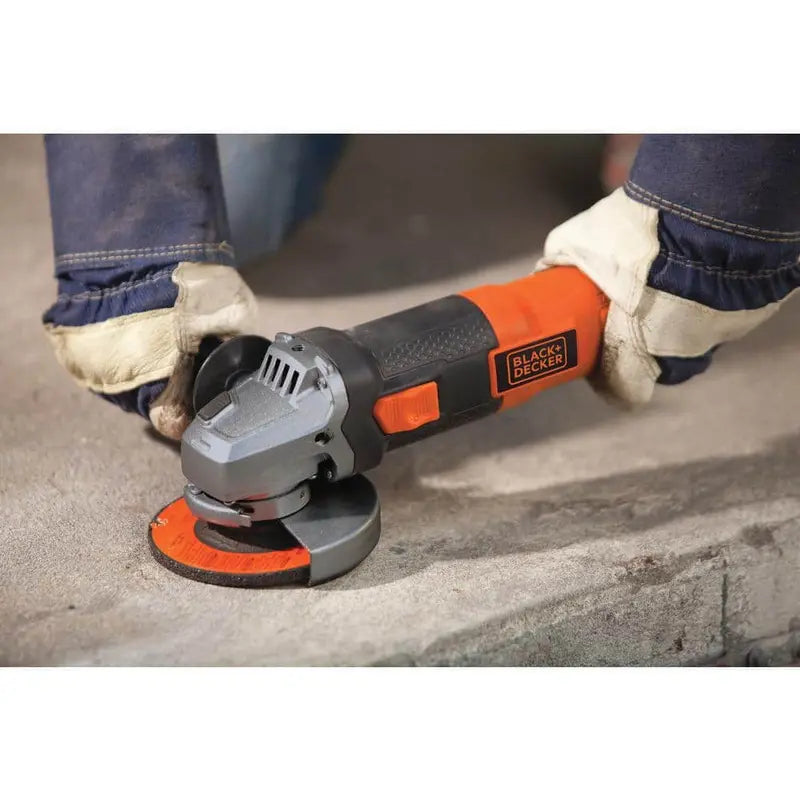BLACK+DECKER 120V 4.5 in. 6.5 Amp Angle Grinder - BDEG400