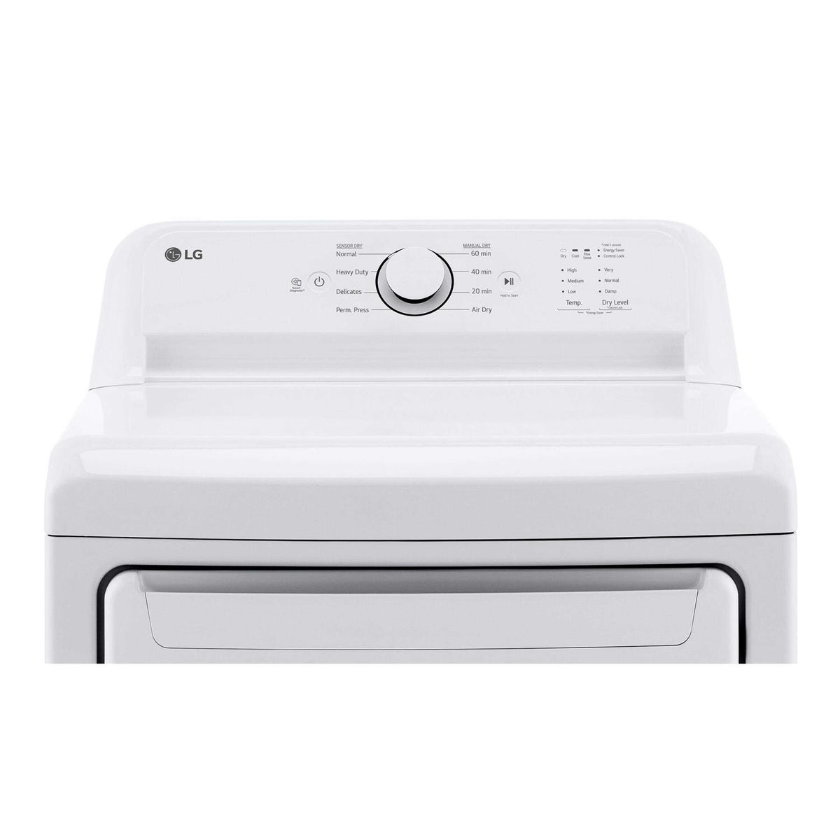 LG 7.3-Cu Ft Electric Dryer - DLE6100W