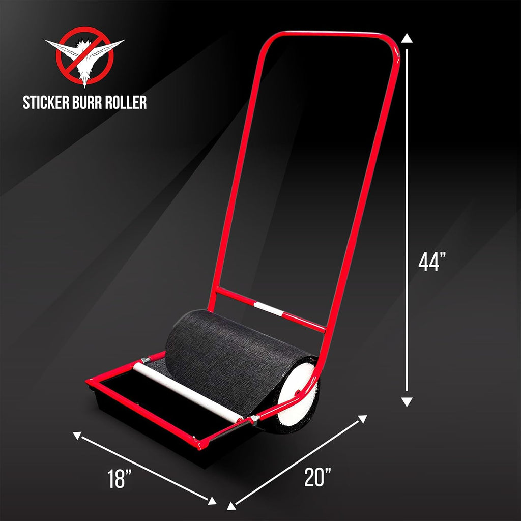 Sticker Burr Roller Remover, 18-inch Extra Wide - Push Model 2.0