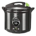 Presto Digital Pressure Canner, 12Qt, Black Stainless - 02144