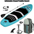 FBSPORT Inflatable Stand Up Paddle Board 11ft x 33in x 6in With SUP Accessories