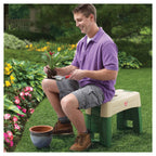 Step 2 Garden Kneeler Seat, Green, 16.25in H x 21.75in W x 10.75in D