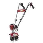 MANTIS Mini Tiller Cultivator 25-cc 9-in Front-Tine Forward-Rotating Red - 7268