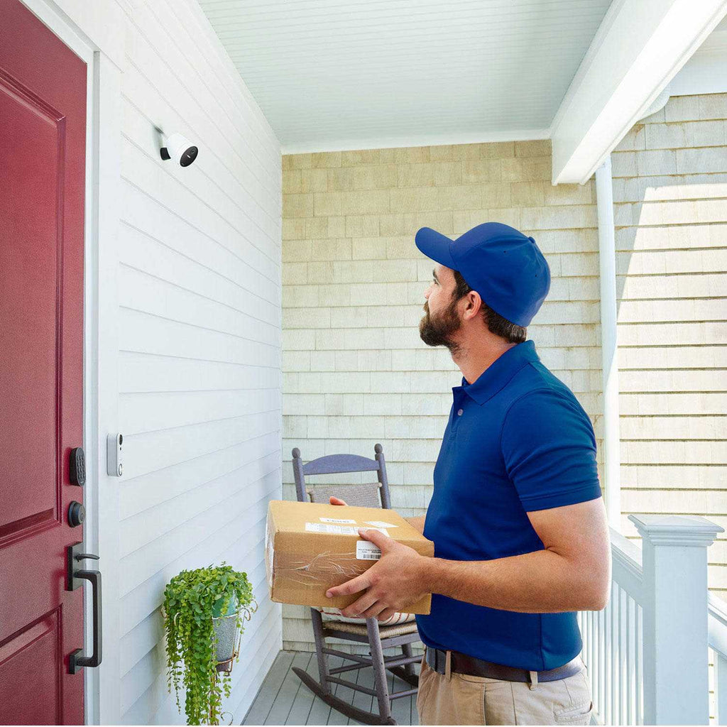 SimpliSafe Home Security System With Outdoor And Indoor Cameras, 3 Entry Sensors