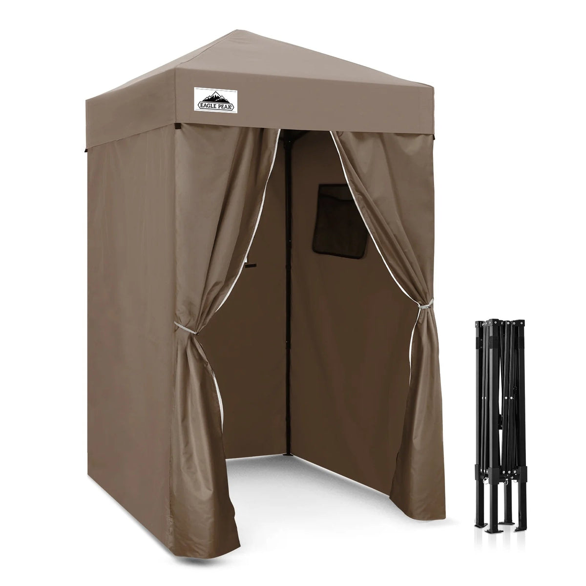 EAGLE PEAK Ultra Compact 4 ft x 4 ft Pop-Up Changing Room Canopy - Flex