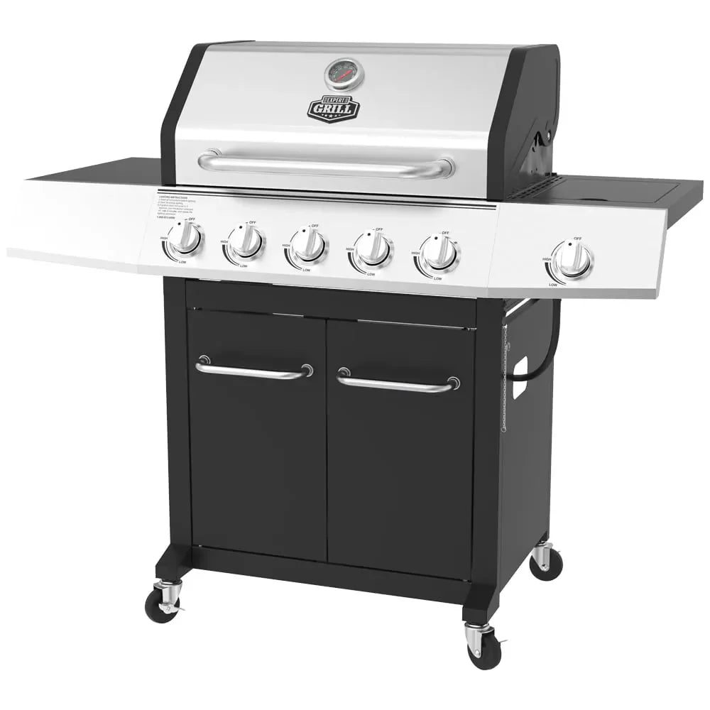 Expert Grill 5-Burner Propane Gas Grill With Side Burner - 720-0968C