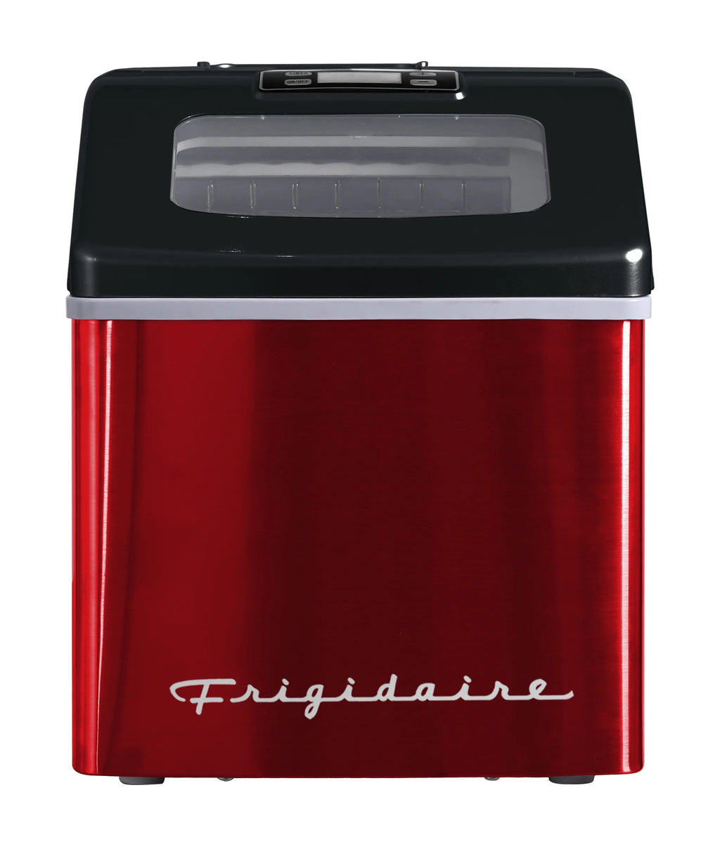 Frigidaire Countertop Clear Square Ice Maker, 40 lbs. Per Day - Stainless Steel