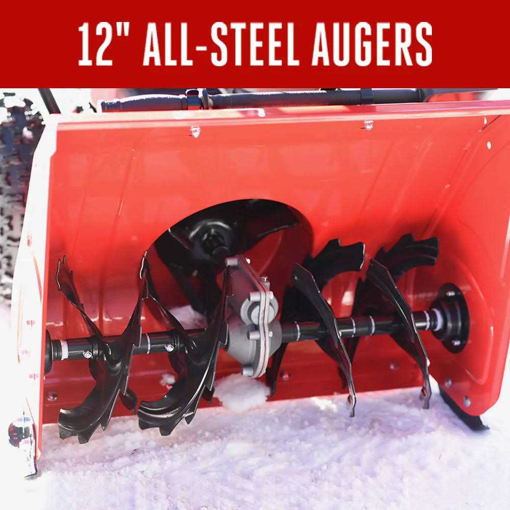 Powersmart Two-Stage Gas Snow Blower, 24 in, 212cc, Electric Start, LED Light, Heated Handles