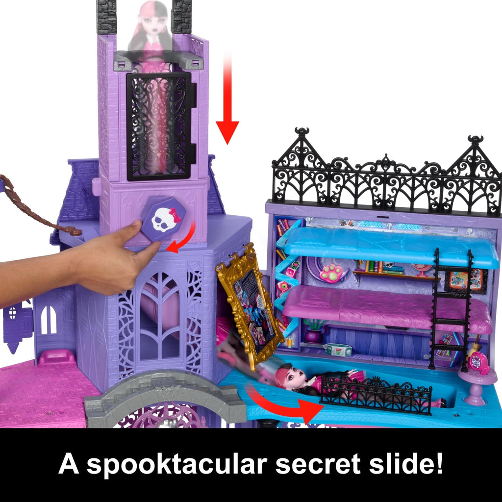 Monster High Haunted High School Doll House Playset With 35+ Accessories And 7+ Play Areas