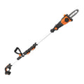 WORX 2-in-1 Cordless 8 Inch Pole Saw, Black And Orange - WG349