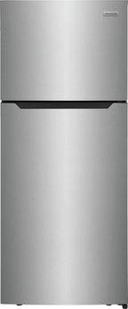 Frigidaire Top-Freezer Refrigerator, 17.6 Cu. Ft., Brushed Steel