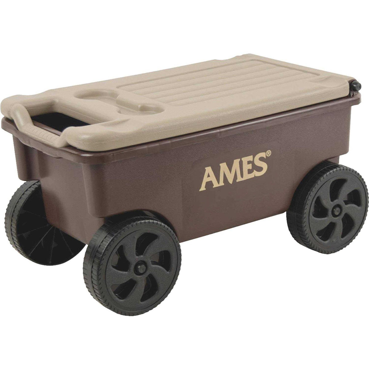 Ames Lawn Cart, 2 Cubic Foot, Plastic, 26.5W x 15D x 14H in - Lawn Buddy